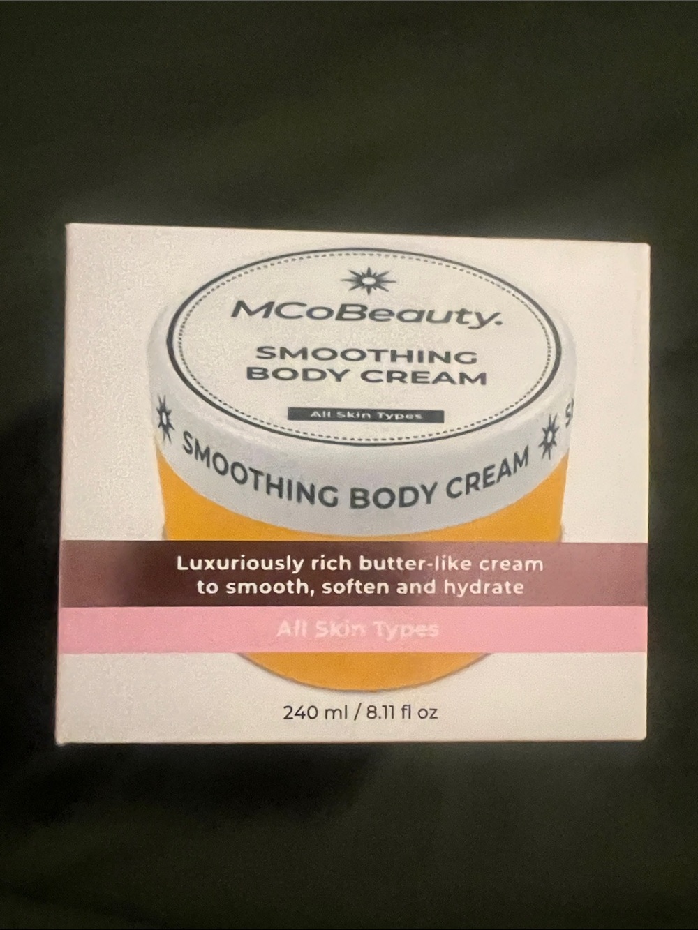 MCoBeauty Smoothing Body Cream - Yellow